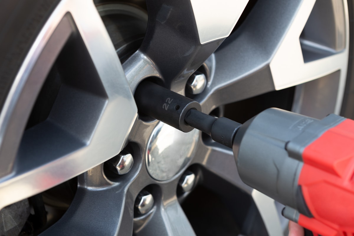 Workshop or component close-up